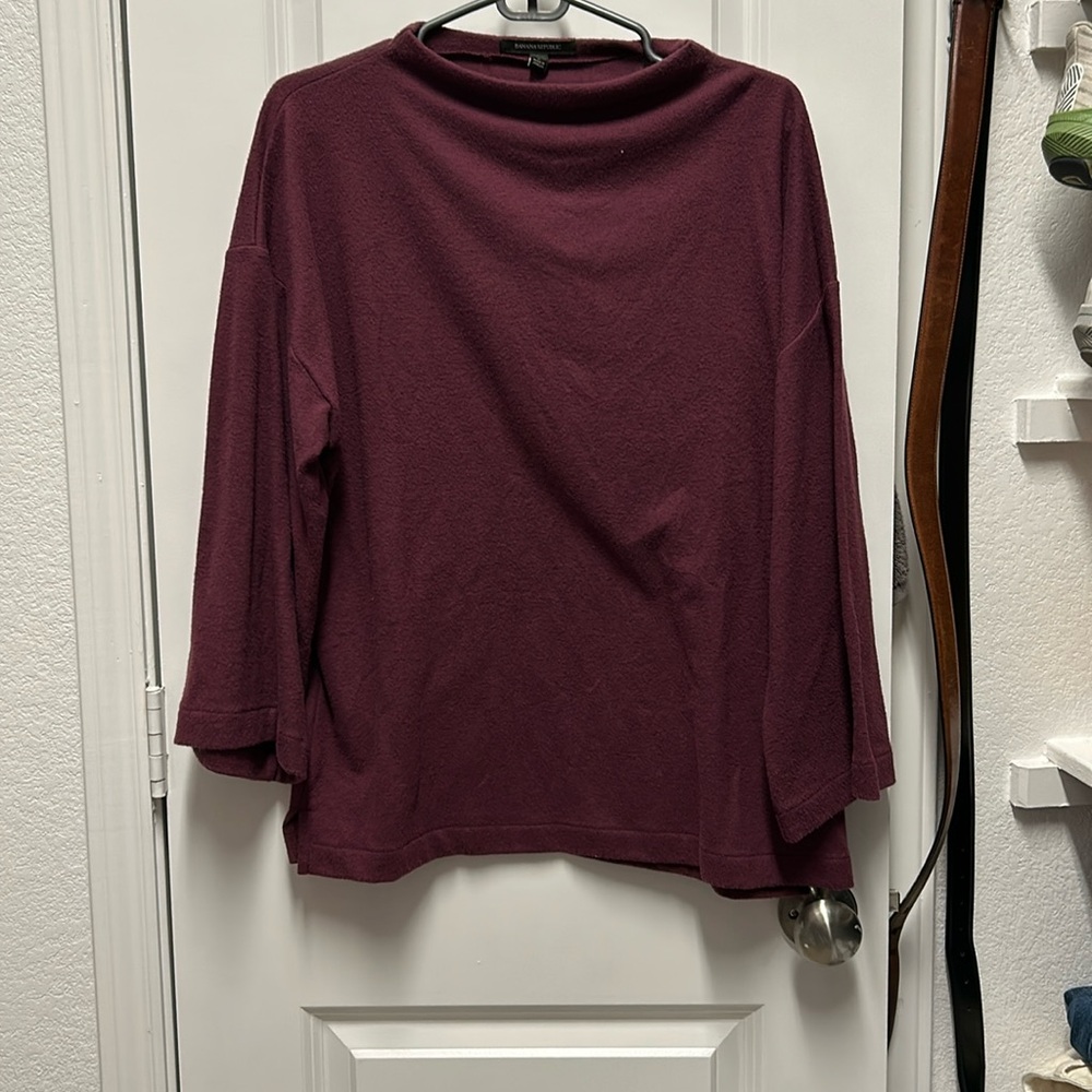 Banana Republic plum sweater